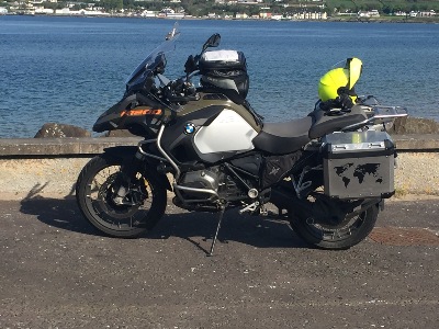 Mit der GS 1200 Adventure bei der NW 200 in Nordirland